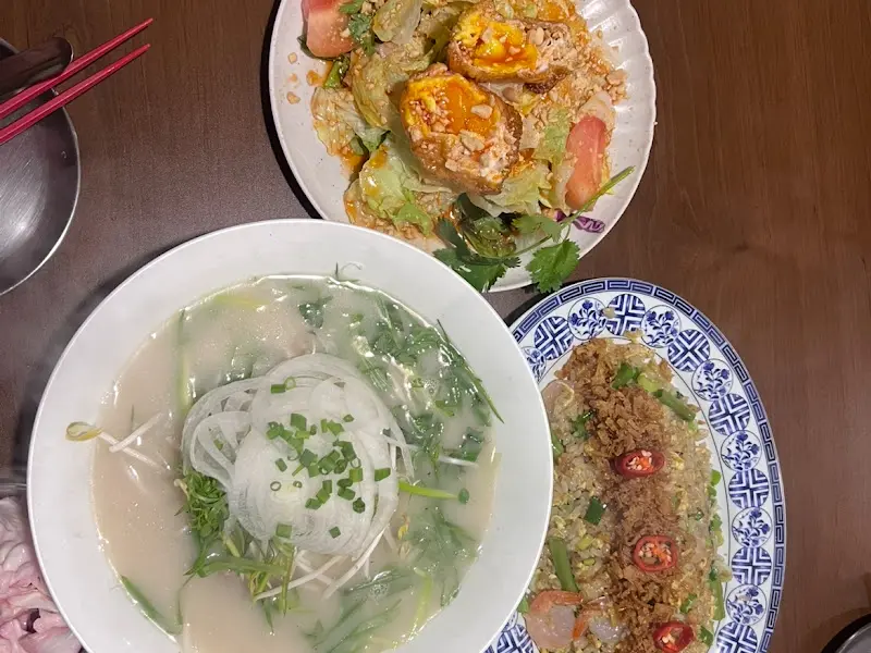 에그샐러드, 쌀국수, 볶음밥