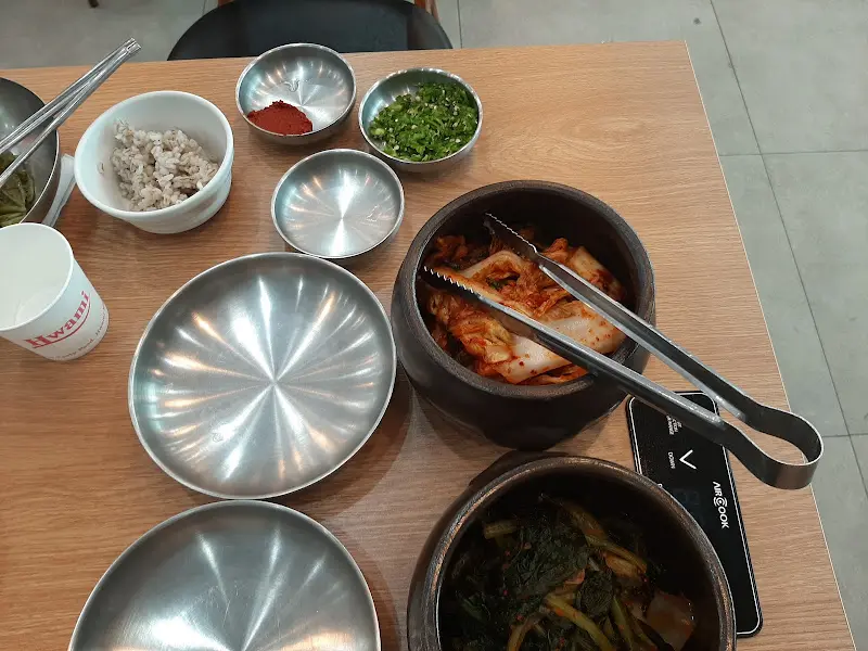 해물칼국수 세팅