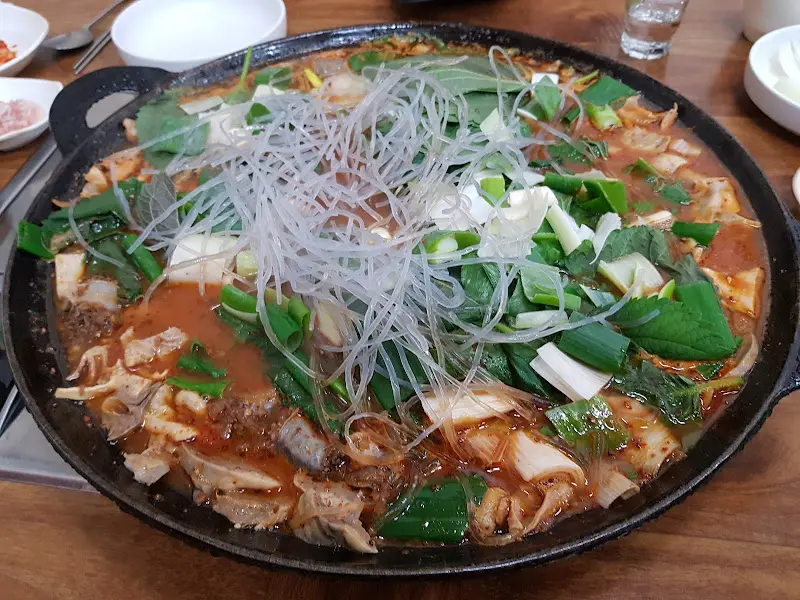 칼칼한 된장찌개