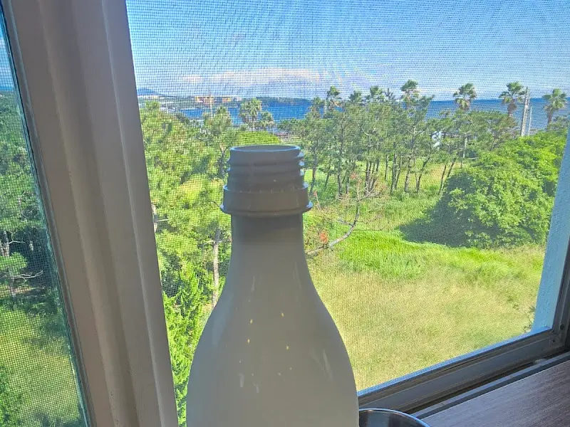 창밖으로 보이는 아름다운 풍경