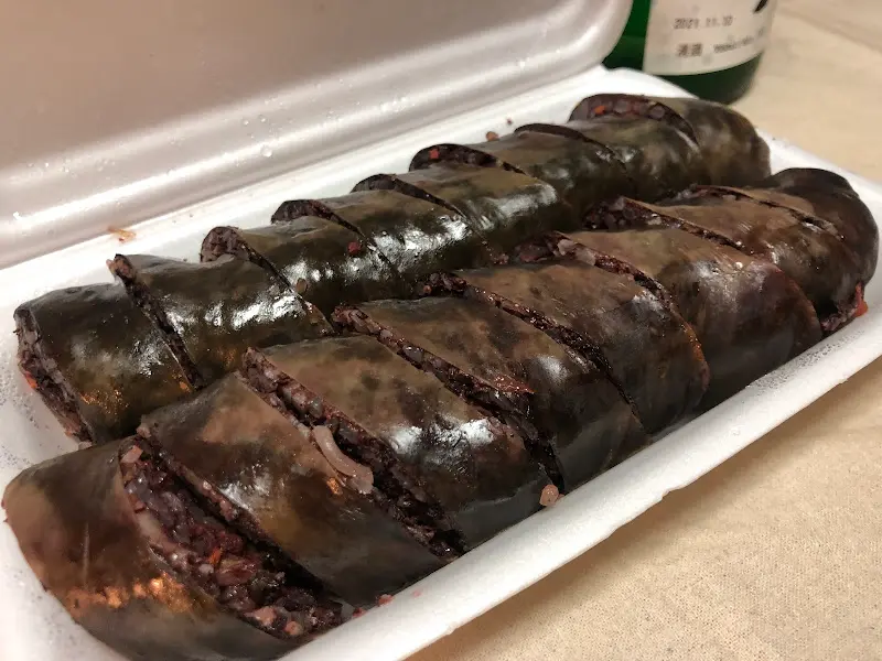 포장되어 깔끔하게 담긴 순대