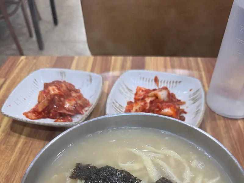 칼국수 근접샷