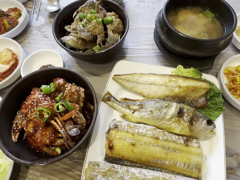 여진식당 한상차림