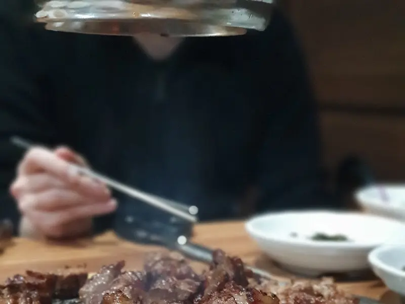 잘 구워진 갈비