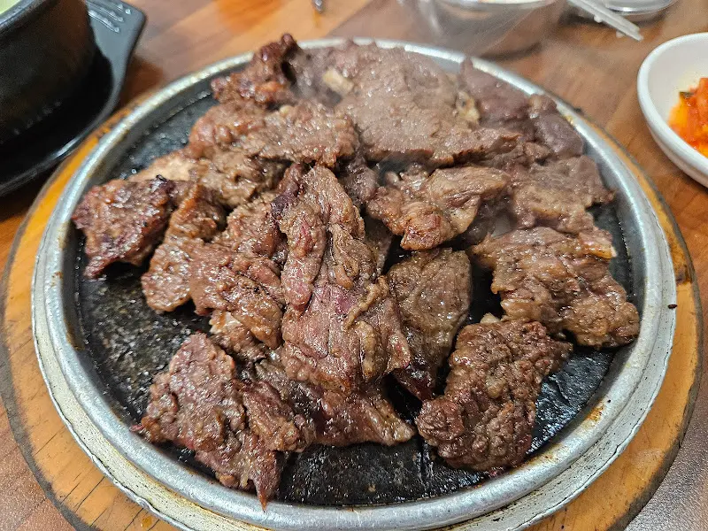 갈비 근접 사진