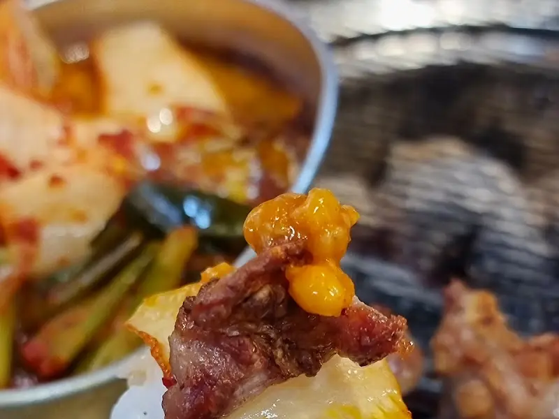 파김치와 쫀득살의 환상적인 만남