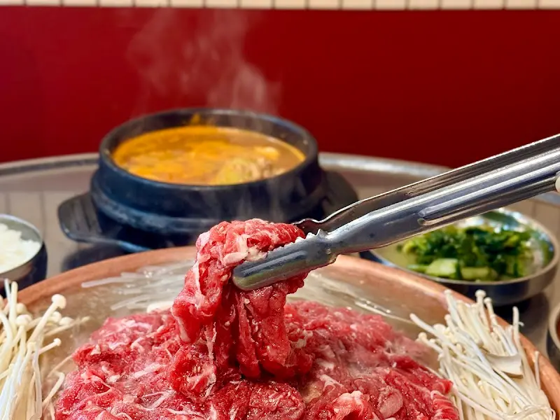 불고기 굽는 모습