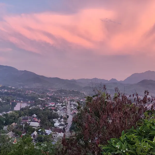 천리마을의 아름다운 노을