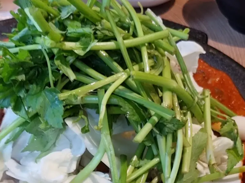 쭈꾸미 볶음에 들어가는 야채