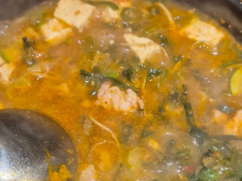 깊고 진한 맛의 된장찌개