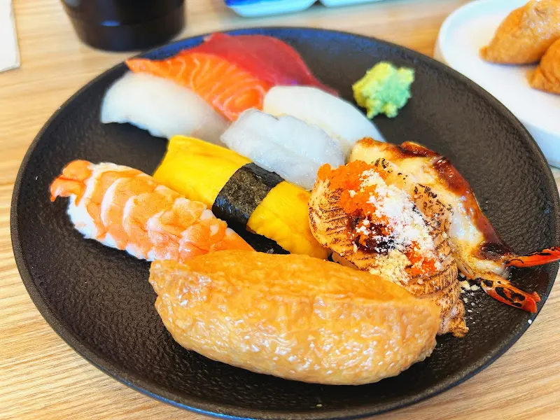 스시 모듬 항공샷