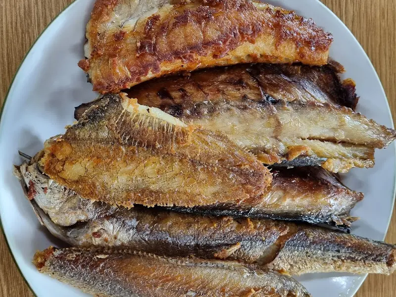 생선구이 클로즈업