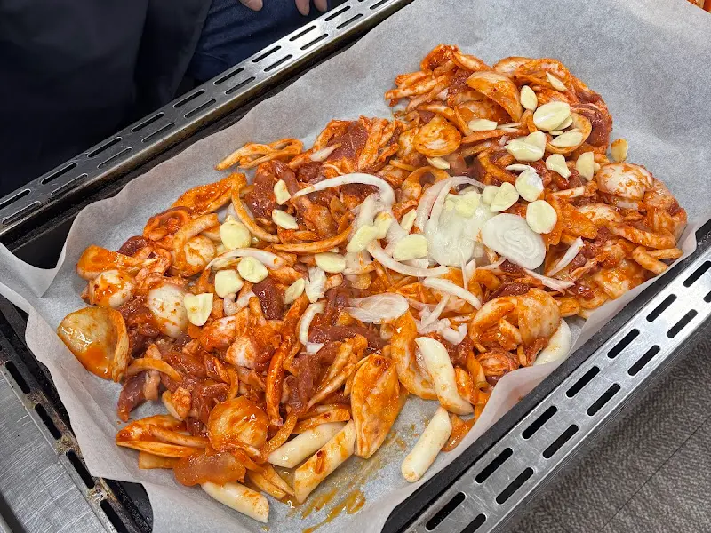 오리주물럭 굽기 전