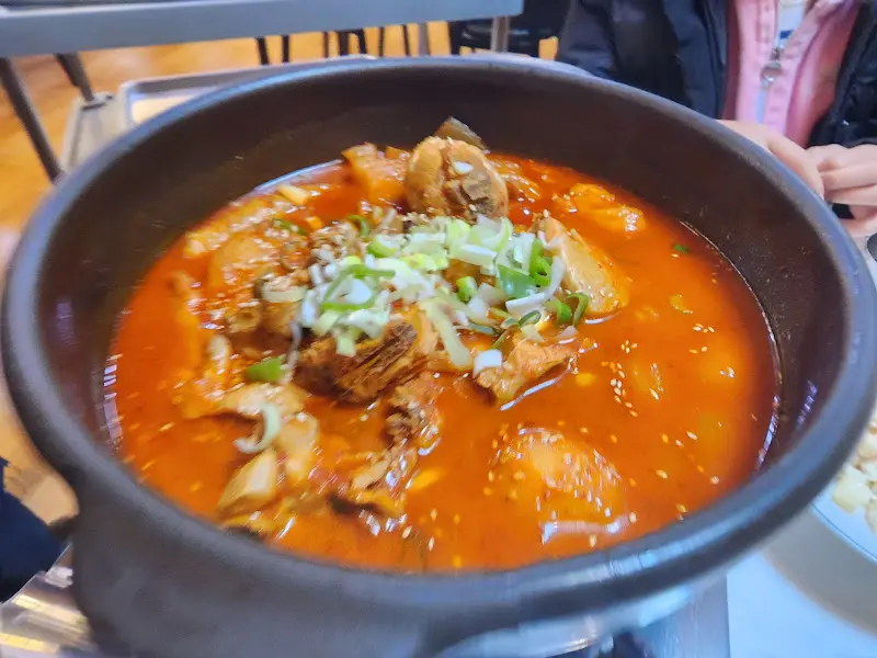 닭볶음탕과 곤드레밥