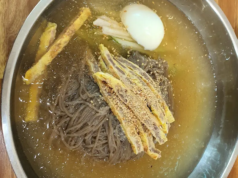 시원한 물냉면의 비주얼