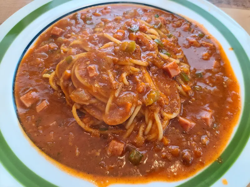 미트볼 스파게티의 모습