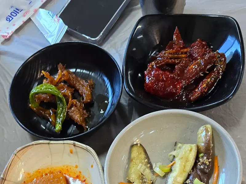 다양한 반찬 클로즈업