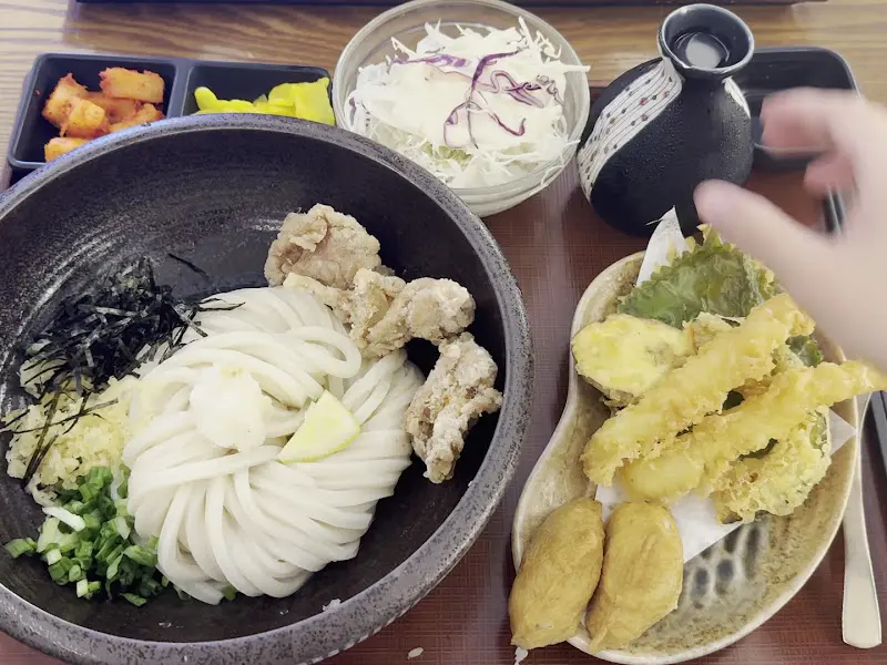 붓카케 우동 한상차림