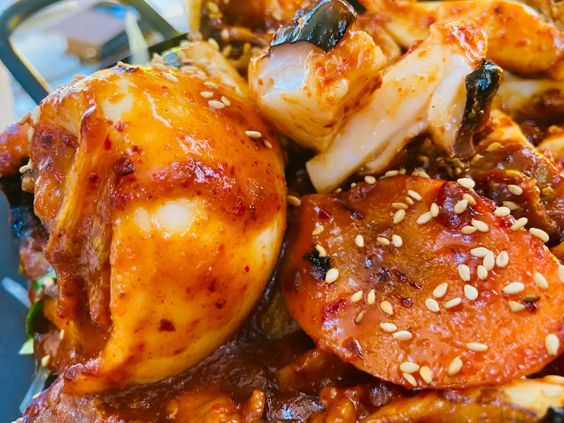 클로즈업 갑오징어