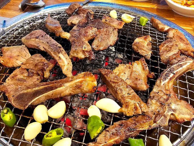 다양한 부위의 고기들