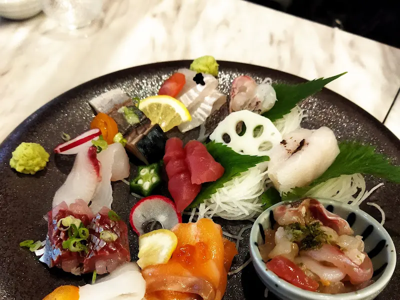 모듬 사시미 근접 사진