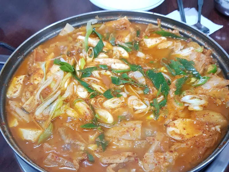 김치찌개의 모습