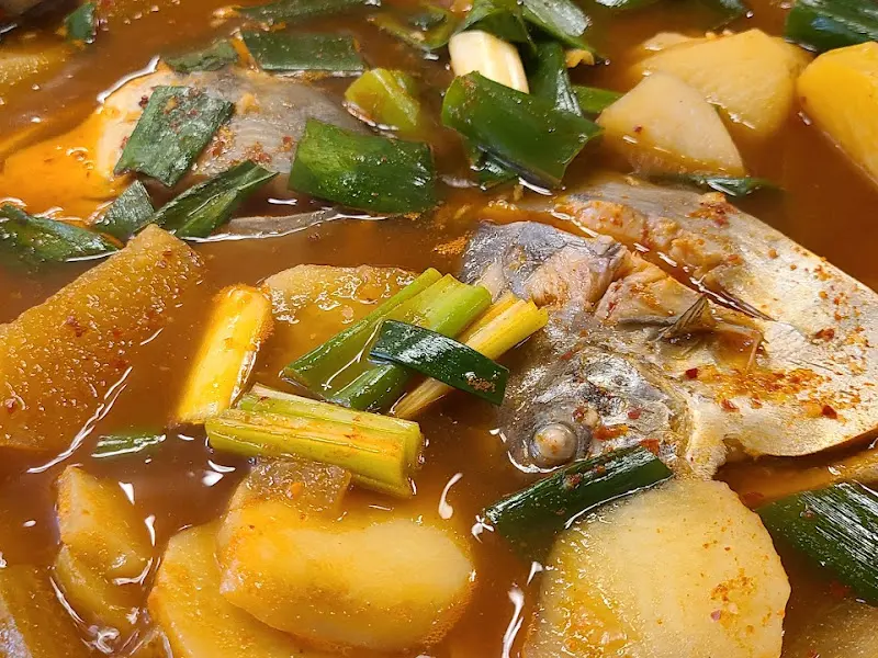 병어조림 클로즈업