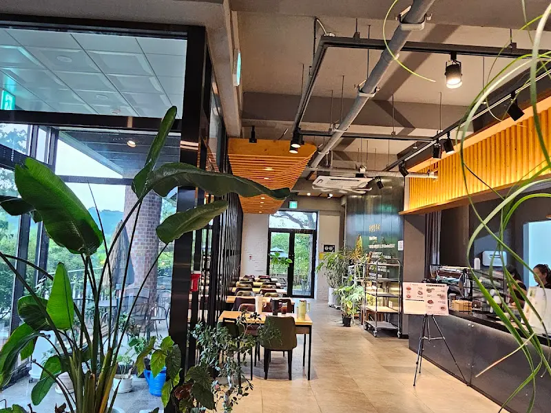 카페 내부 식물