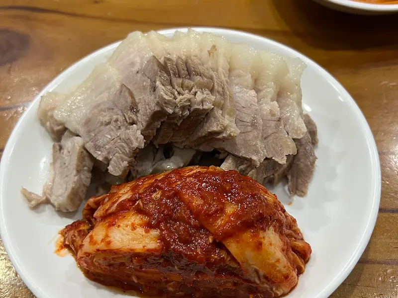 보쌈과 김치의 환상적인 조합