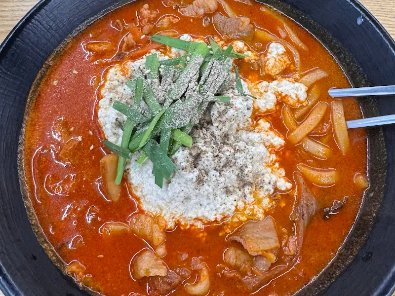 차돌 짬뽕 순두부 비주얼