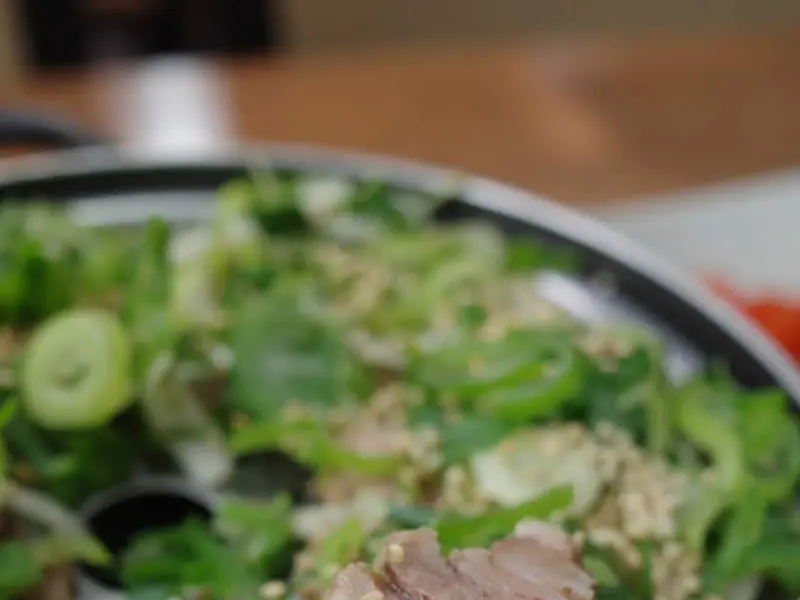 수육 확대 사진