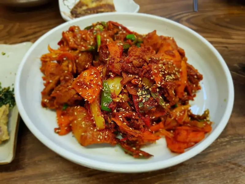 모메존 꽁보리밥 쭈꾸미볶음