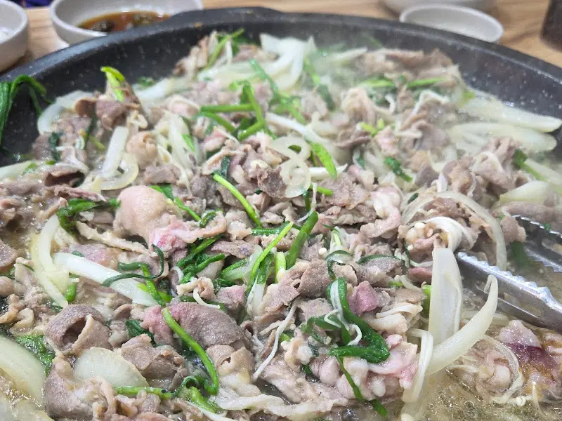 서생집 오리불고기 근접샷