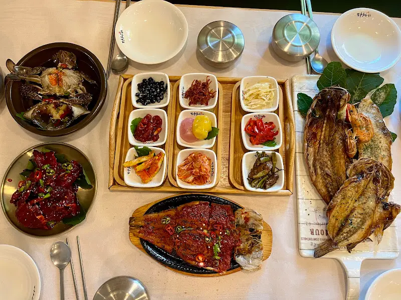 다원 스페셜세트 전체 상차림