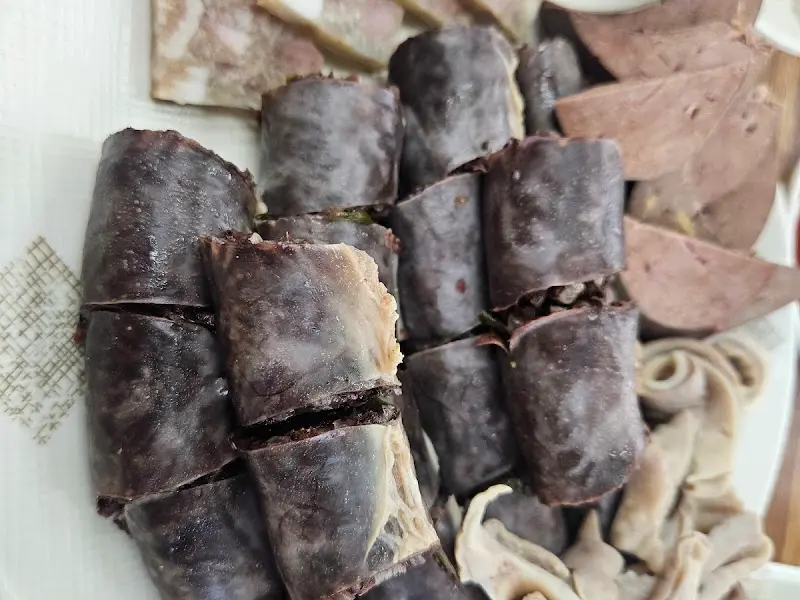 모듬 순대 접사