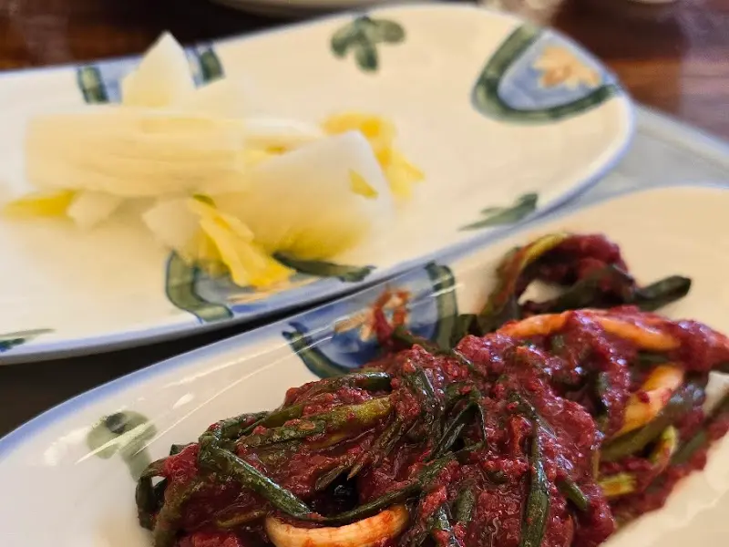 새우튀김과 소바의 조화