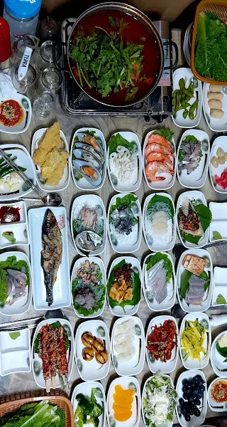 싱싱한 해산물 한 상