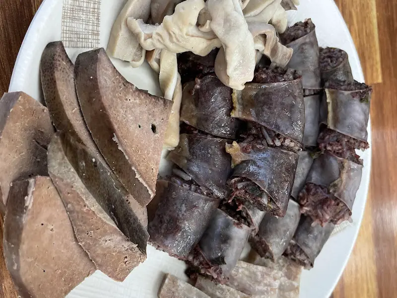 모듬 순대 근접샷