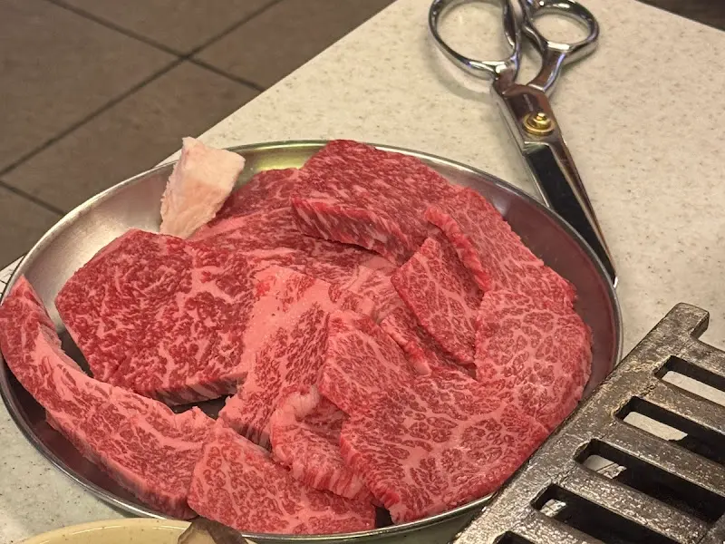 환상적인 마블링의 살치살