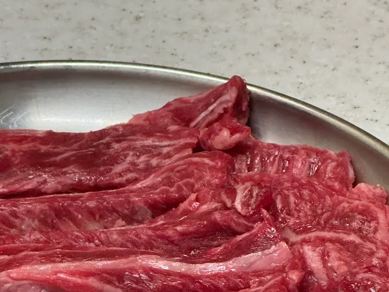 윤기가 흐르는 한우