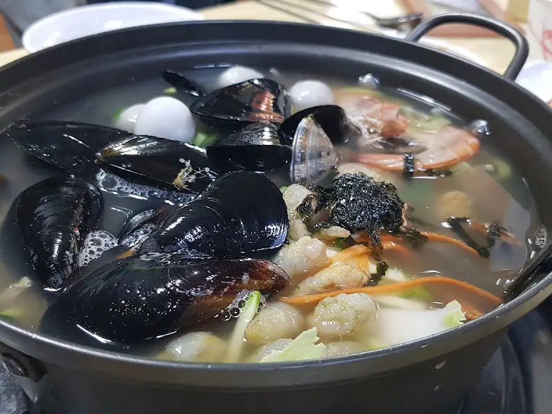 해물칼국수 비주얼