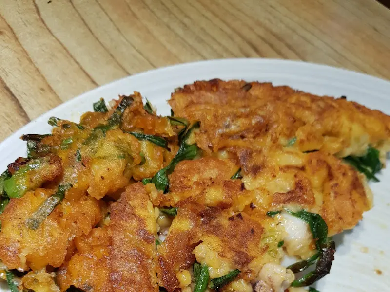 해물이 듬뿍 들어간 파전