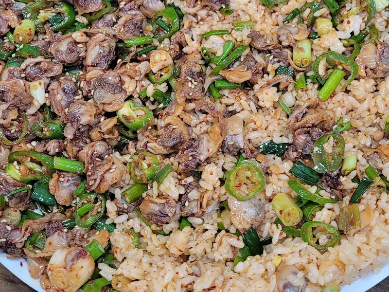 엄지네 꼬막 비빔밥 근접샷