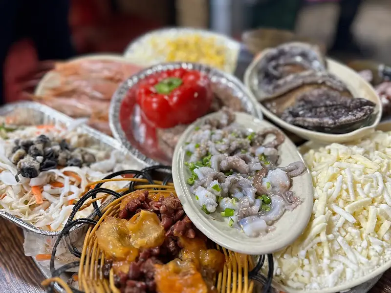 푸짐한 해산물 한 상 차림