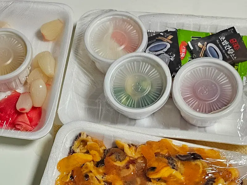 바다먹거리장터 포장 음식