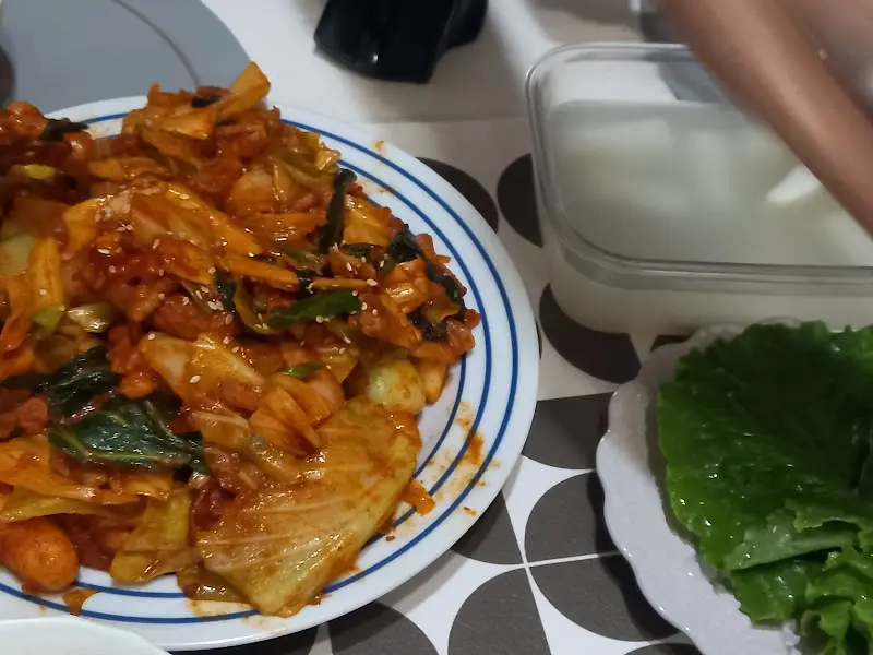 닭갈비 한 상 차림