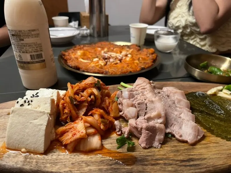 육전과 김치, 두부