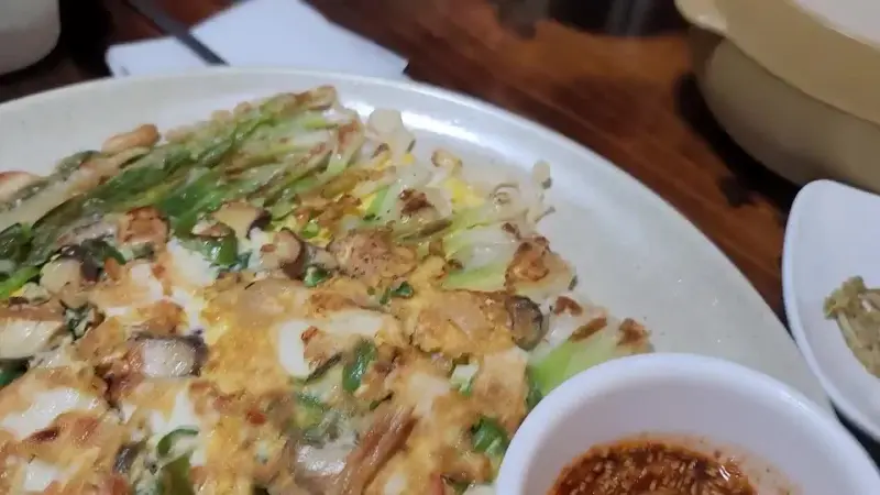 해물이 듬뿍 들어간 해물파전