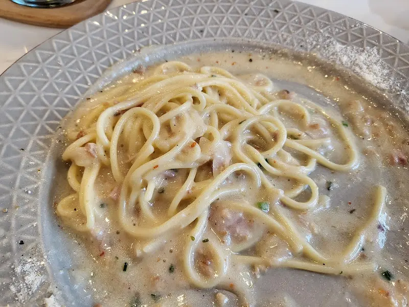 크림파스타 확대