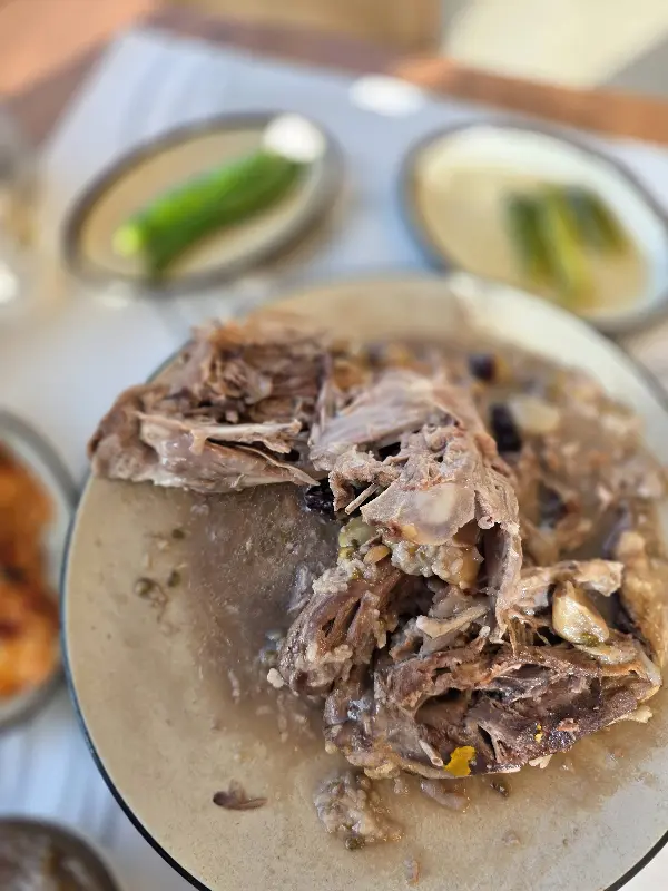 오리 누룽지백숙 살코기